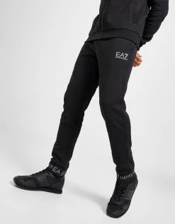 Emporio Armani EA7 Hooded Branded Full Zip Tracksuit Sort -Herretoj Salg jd 552014 c