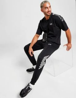 Emporio Armani EA7 7 Line Poly Træningsbukser Herre Sort