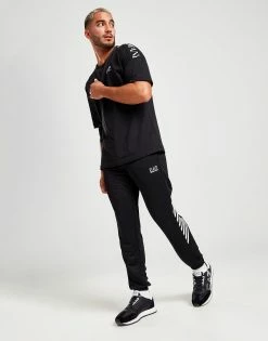 Emporio Armani EA7 7 Line Poly Træningsbukser Herre Sort -Herretoj Salg jd 552038 d