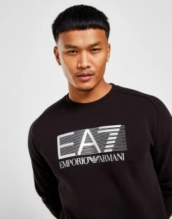 Emporio Armani EA7 Visibility Tracksuit Sort -Herretoj Salg jd 552040 e