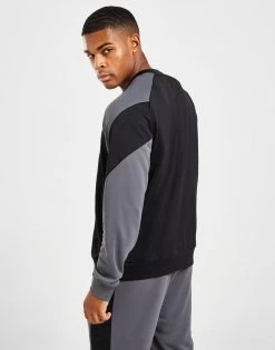 Emporio Armani EA7 Poly Colour Block Sweatshirt Sort -Herretoj Salg jd 552042 d