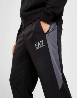Emporio Armani EA7 Tape Track Pants Sort -Herretoj Salg jd 552043 d