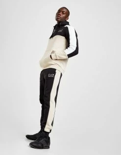 Emporio Armani EA7 Colour Block Joggers Sort