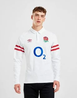 Umbro England RFU 2022/23 Long Sleeve Classic Shirt Hvid -Herretoj Salg jd 552180 c
