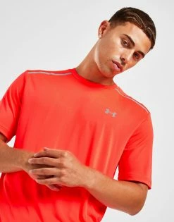 Under Armour Tech Reflective T-Shirt Rød -Herretoj Salg jd 552250 c