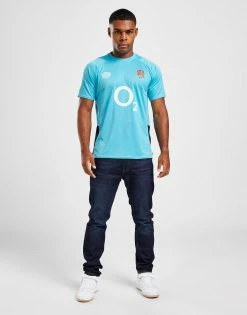 Umbro England RFU Gym T-Shirt Blå -Herretoj Salg jd 552261 d