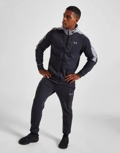 Under Armour Threadborne Full Zip Hoodie Sort -Herretoj Salg jd 552263 e