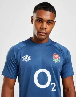 Umbro England RFU 2022/23 Gym T-Shirt Blå