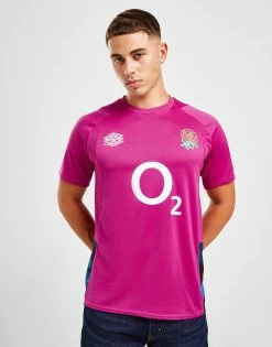 Umbro England Rugby 2022 Gym Training T-Shirt Lilla