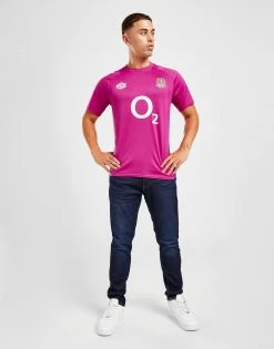 Umbro England Rugby 2022 Gym Training T-Shirt Lilla -Herretoj Salg jd 552267 e