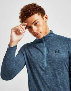 Under Armour Tech 1/2 Zip Track Top Herre Blå