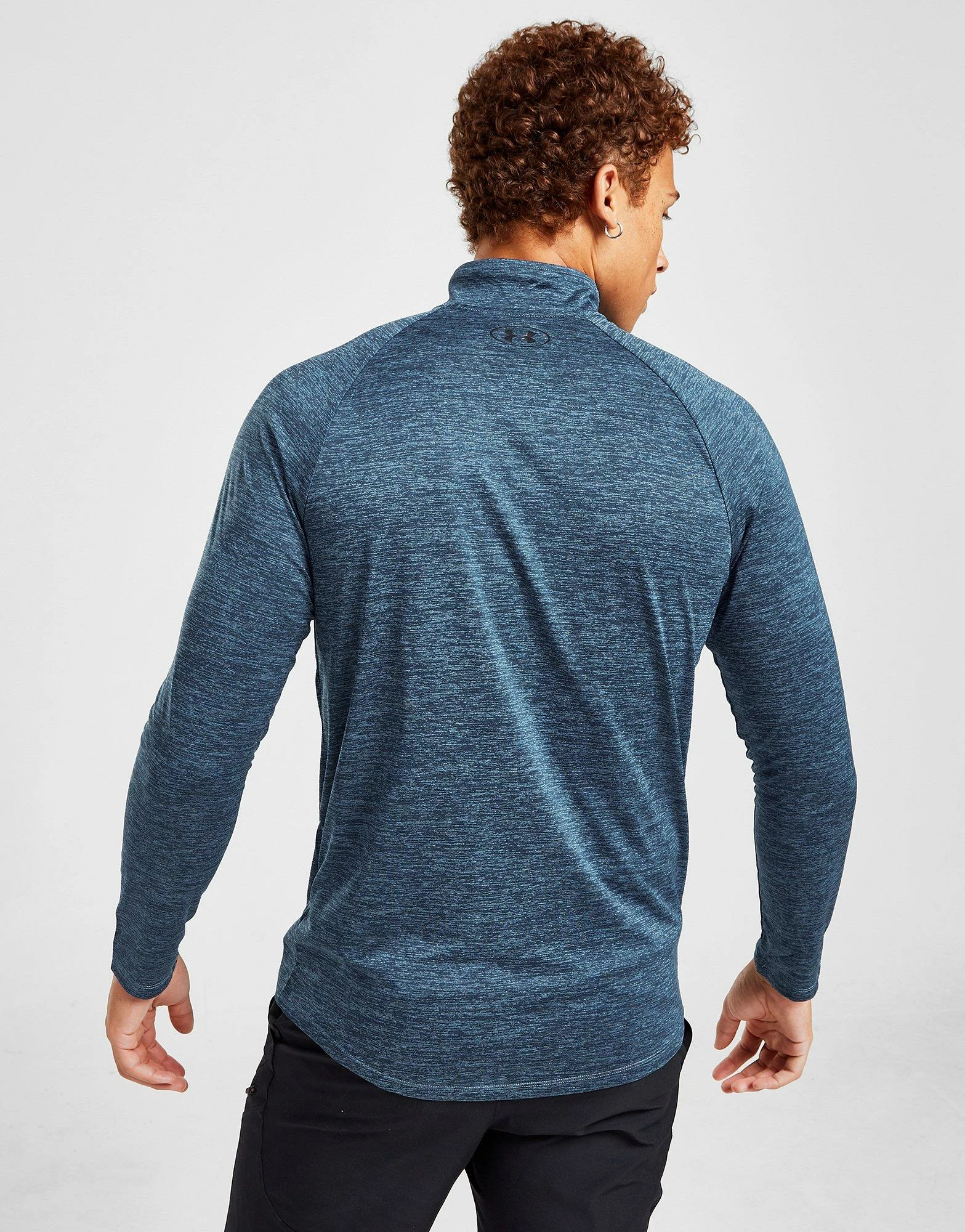 Under Armour Tech 1/2 Zip Track Top Herre Blå 5 Under Armour Tech 1/2 Zip Track Top Herre Blå - Billede 3