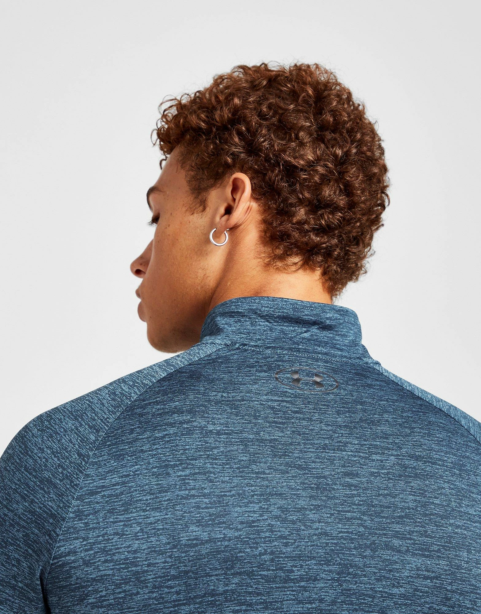 Under Armour Tech 1/2 Zip Track Top Herre Blå 7 Under Armour Tech 1/2 Zip Track Top Herre Blå - Billede 5