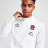 Umbro England RFU 2022 Anthem Jacket Hvid -Herretoj Salg jd 552277 a