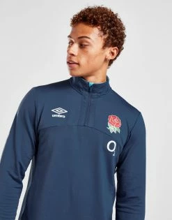 Umbro England RFU Mid Layer Top Blå
