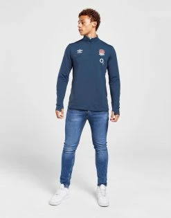 Umbro England RFU Mid Layer Top Blå -Herretoj Salg jd 552279 f