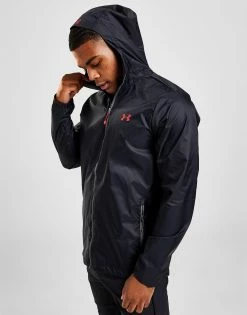 Under Armour Forefront Jacket Sort -Herretoj Salg jd 552684 d