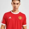Adidas Manchester United FC DNA 3-Stripes T-Shirt Rød -Herretoj Salg jd 552791 a