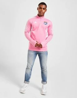 Adidas Olympique Lyon Training Top Pink -Herretoj Salg jd 552818 e