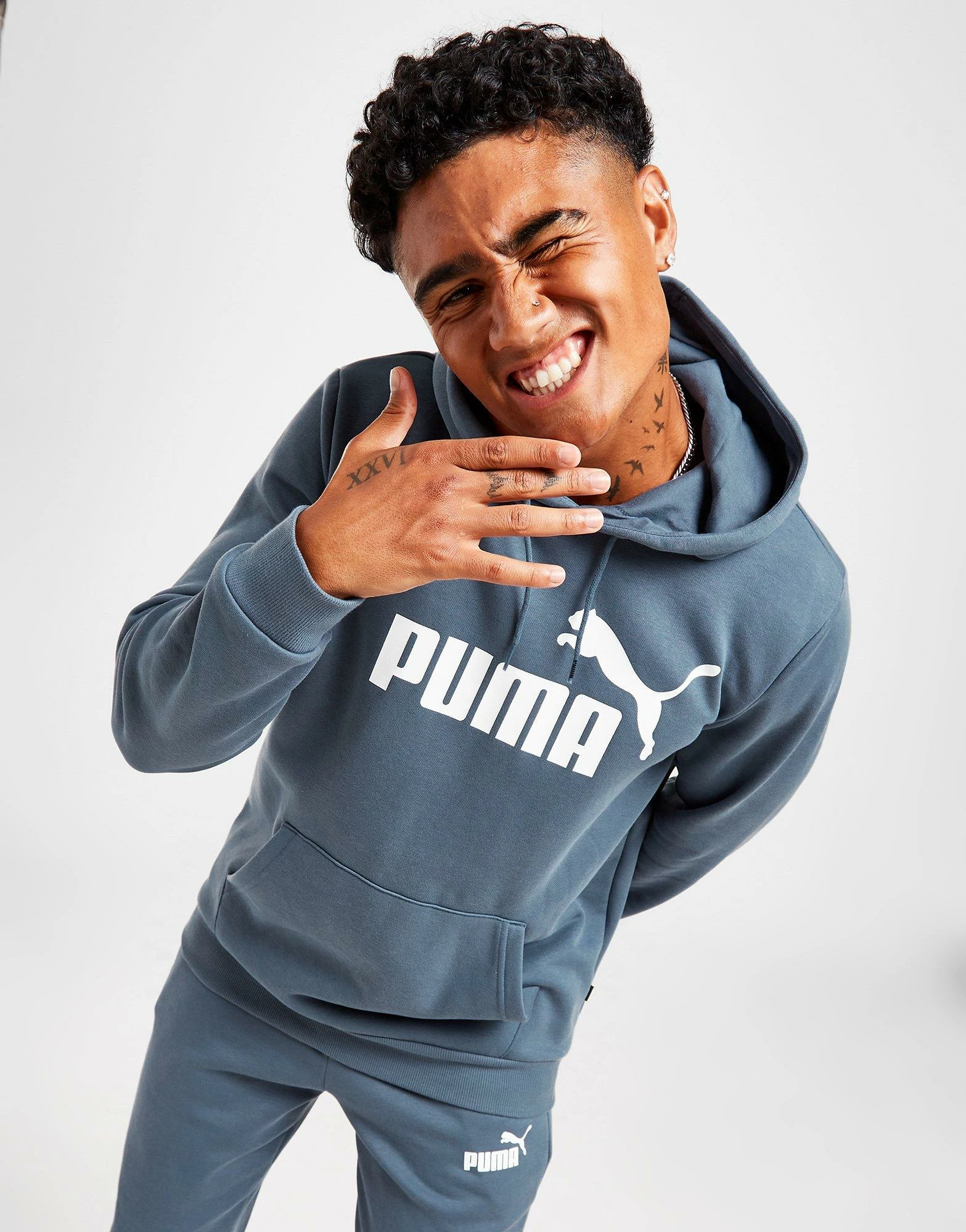 Puma Hættetrøje Herre Blå 3 Puma Hættetrøje Herre Blå