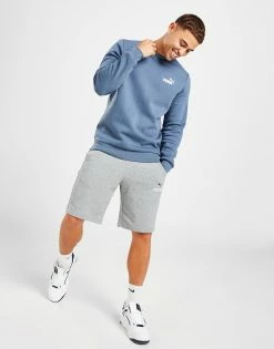 Puma Core Small Logo Crew Sweatshirt Herre Blå -Herretoj Salg jd 552849 d