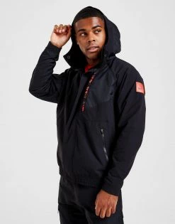 Nike Air Max Woven Lightweight Jakke Herre Sort -Herretoj Salg jd 553296 e