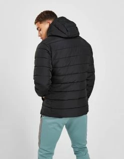 Gym King Padded Reflective Pocket Jacket Sort -Herretoj Salg jd 553334 f