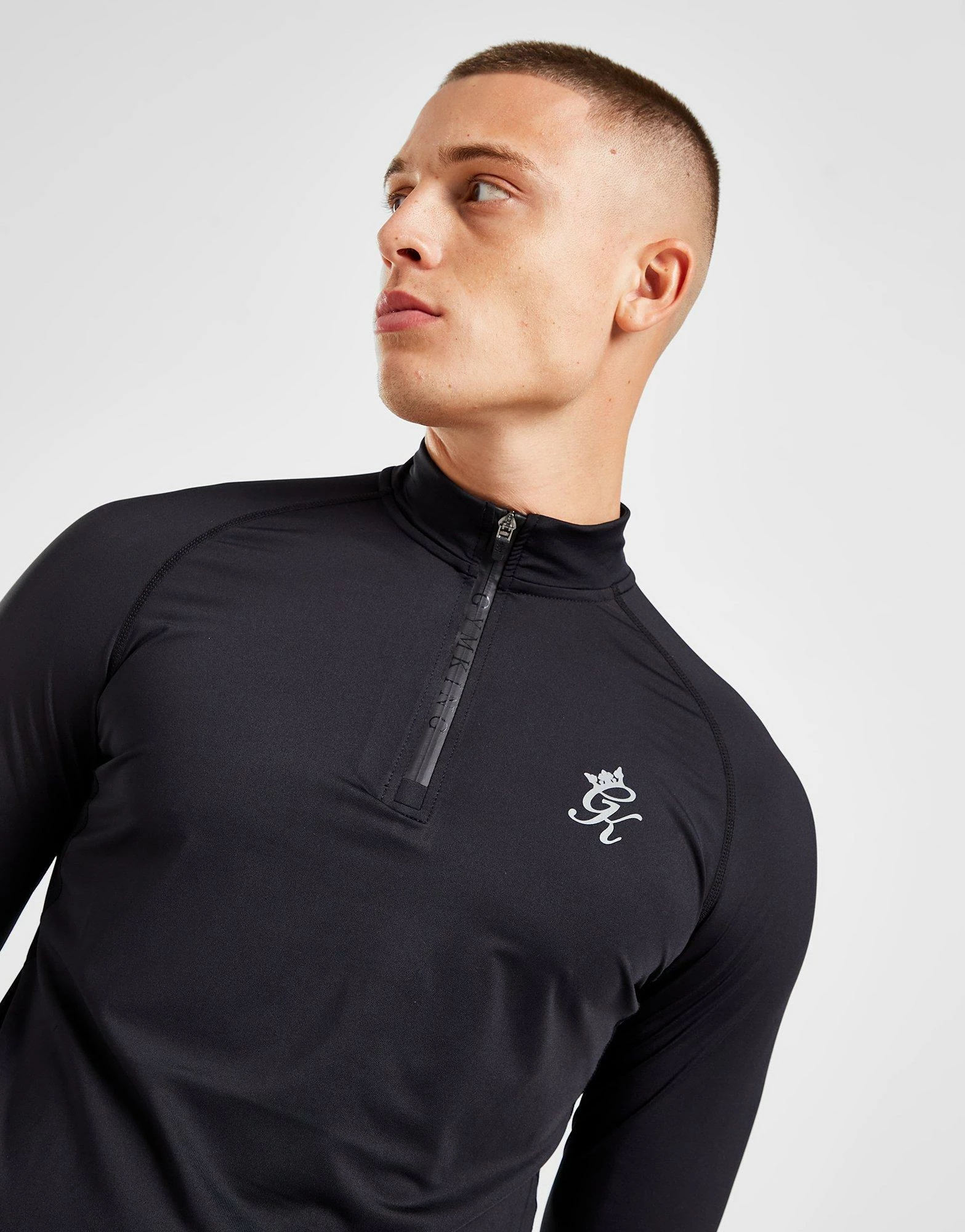 Gym King Energy 1/4 Zip Top/Shorts Set Sort 6 Gym King Energy 1/4 Zip Top/Shorts Set Sort - Billede 4