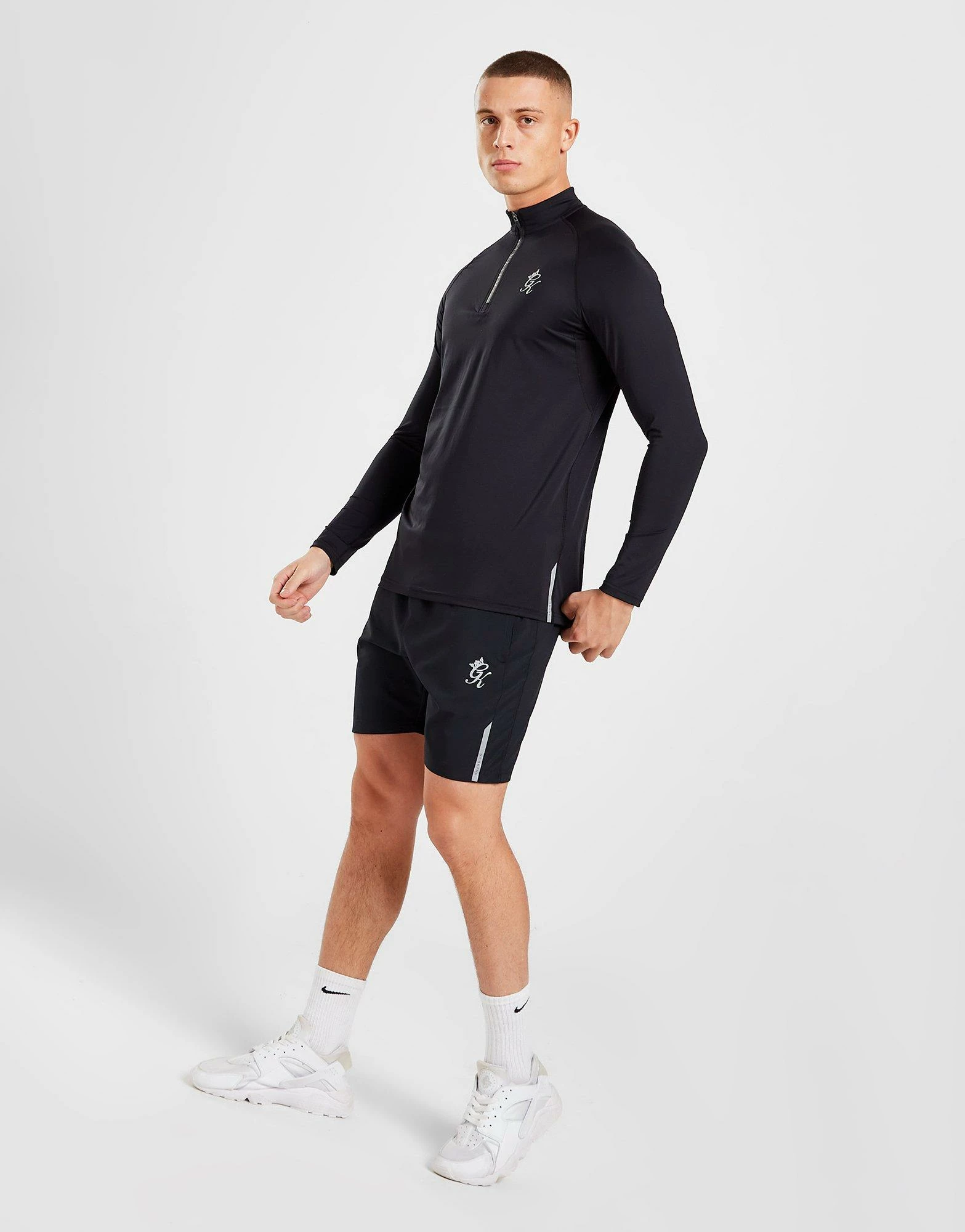 Gym King Energy 1/4 Zip Top/Shorts Set Sort 10 Gym King Energy 1/4 Zip Top/Shorts Set Sort - Billede 8