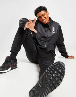 Nike Hybrid Full Zip Hoodie Sort