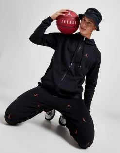 Jordan Full Zip Essentials Hoodie Sort