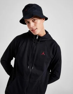 Jordan Full Zip Essentials Hoodie Sort -Herretoj Salg jd 553822 d