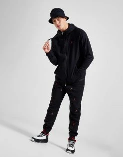 Jordan Full Zip Essentials Hoodie Sort -Herretoj Salg jd 553822 f