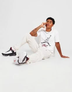 Jordan Flight T-Shirt Herre Hvid -Herretoj Salg jd 553998 d