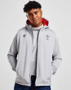 Macron Wales Rugby 2022/23 Gilet Grå -Herretoj Salg jd 554068 d