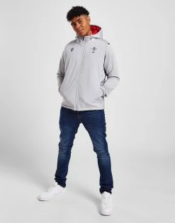 Macron Wales Rugby 2022/23 Gilet Grå -Herretoj Salg jd 554068 e