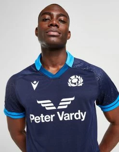 Macron Scotland Rugby Union 2022 Home Shirt Blå -Herretoj Salg jd 554097 b