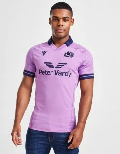 Macron Scotland Rugby 2022/23 Pro Home Shirt Lilla -Herretoj Salg jd 554110 b