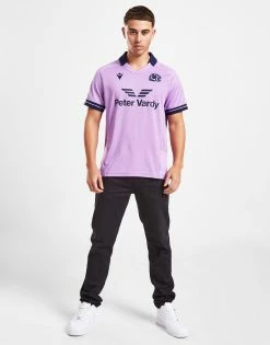Macron Scotland Rugby 2022/23 Away Shirt Lilla -Herretoj Salg jd 554114 f
