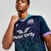Macron Scotland Rugby 2022/23 Training Shirt Blå -Herretoj Salg jd 554127 a