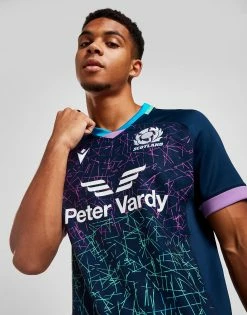 Macron Scotland Rugby 2022/23 Training Shirt Blå