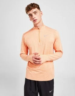 Nike Haut De Running à 1/4 De Zip Nike Dri-FIT Pour Homme Orange -Herretoj Salg jd 554168 b