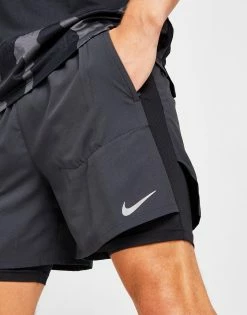 Nike Flex Stride Hybrid Shorts Sort -Herretoj Salg jd 554181 e
