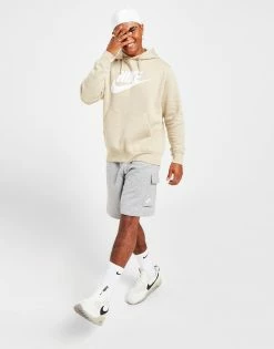 Nike Foundation Large Logo Hættetrøje Herre Brun -Herretoj Salg jd 554225 d