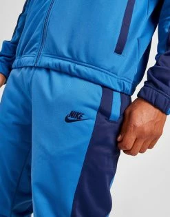 Nike Polyknit Colour Block Tracksuit Blå -Herretoj Salg jd 554230 d