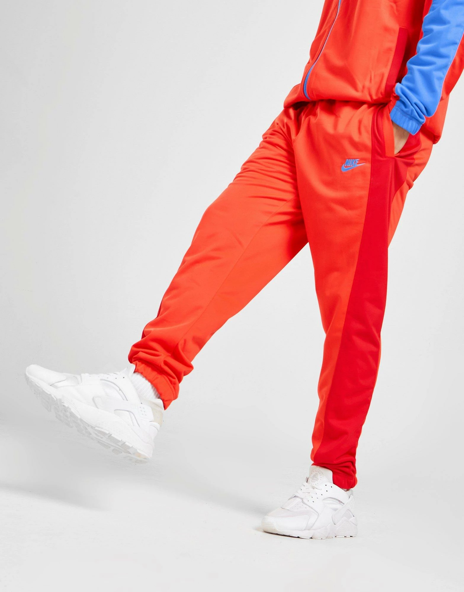 Nike Polyknit Colour Block Tracksuit Rød 7 Nike Polyknit Colour Block Tracksuit Rød - Billede 5