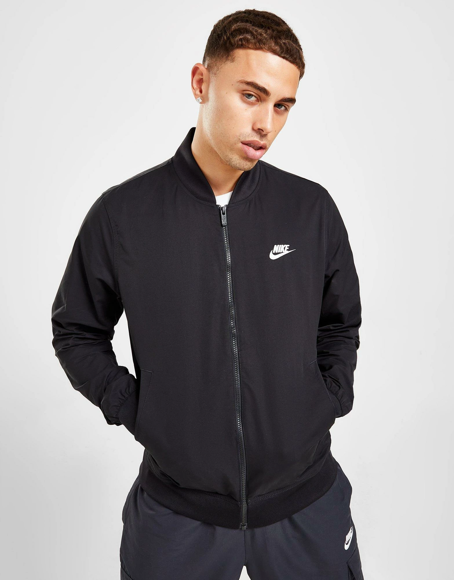 Nike Bomber Jacket Sort 7 Nike Bomber Jacket Sort - Billede 5