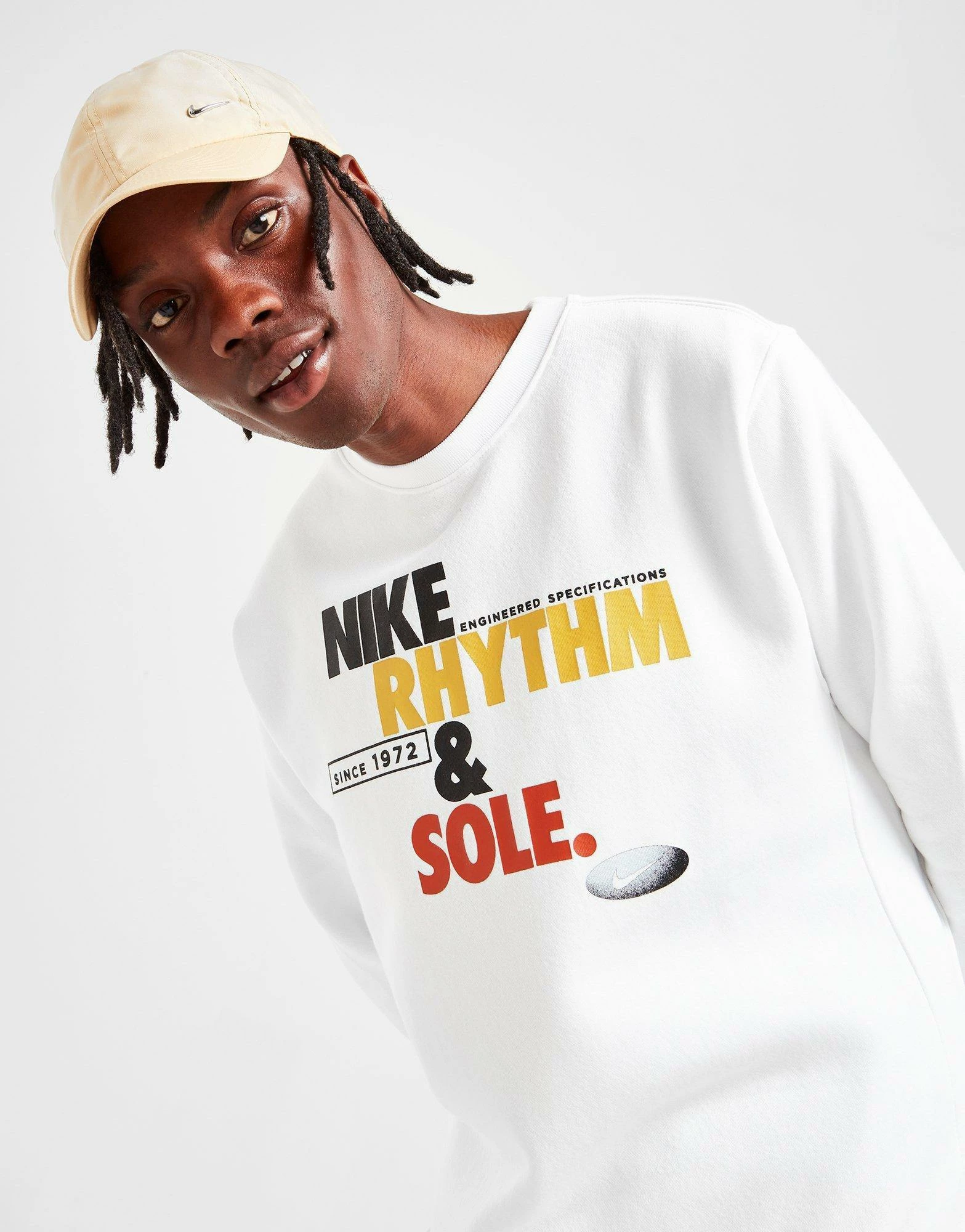 Nike Sole Crew Sweatshirt Hvid 4 Nike Sole Crew Sweatshirt Hvid - Billede 2