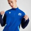 Macron Scotland Rugby Travel 1/4 Zip Top Blå -Herretoj Salg jd 554293 a