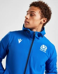 Macron Scotland Rugby 2022/23 Softshell Jacket Blå -Herretoj Salg jd 554315 c